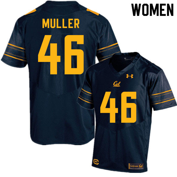 Women #46 Jake Muller Cal Bears College Football Jerseys Sale-Navy